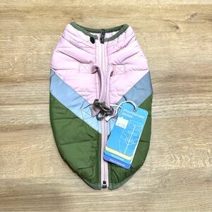 NWT Gooby Mountaineer Jacket Quilted Chevron Small Dog